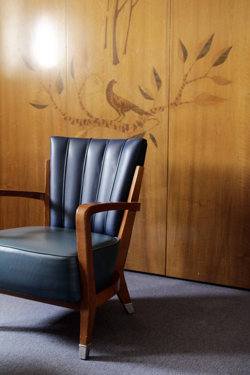 kamer in stoel van ss Rotterdam.